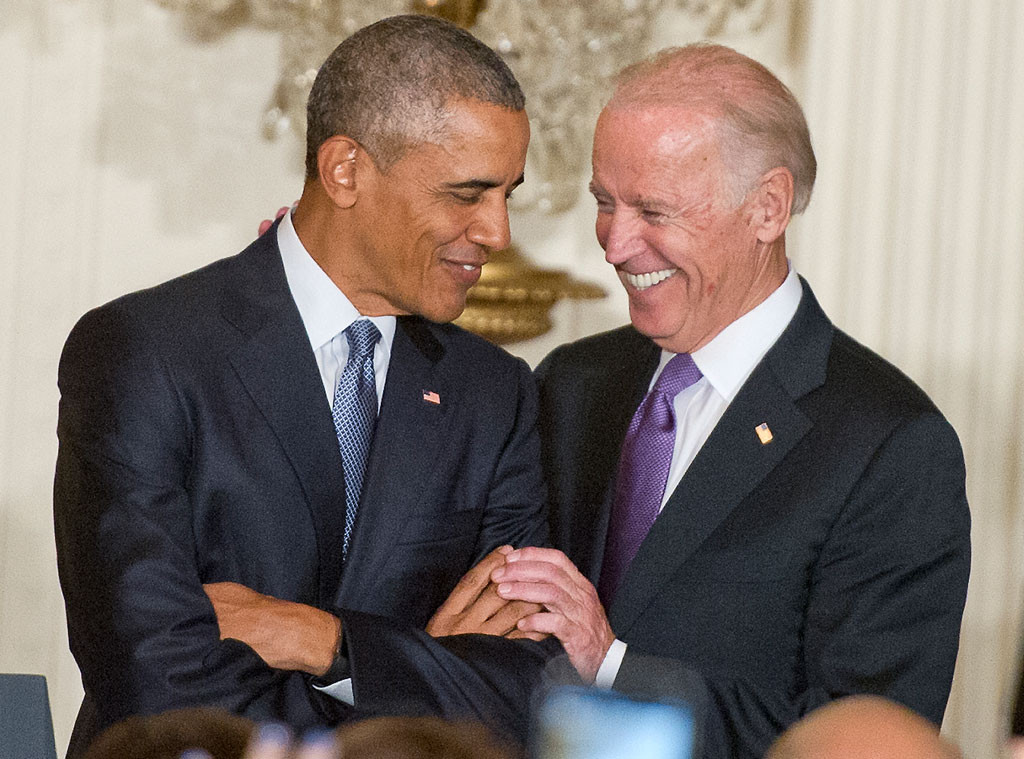 Barack Obama And Joe Biden S Bromance Is Alive And Well E Online
